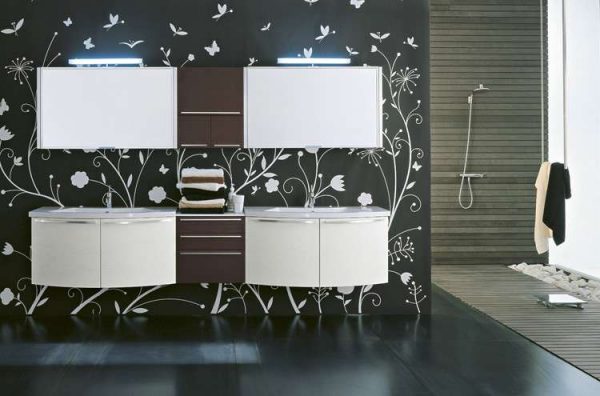 Современная плитка для ванной комнаты: выбор стиля, материалы, фото дизайна