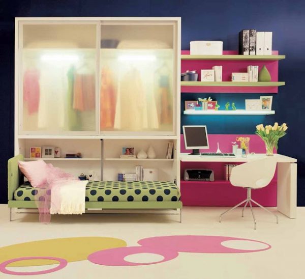 Дизайн детской комнаты для двух девочек разного возраста: особенности, зонирование, фото