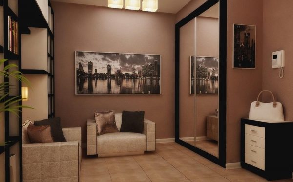 Дизайн квадратной прихожей в квартире — реальные фото