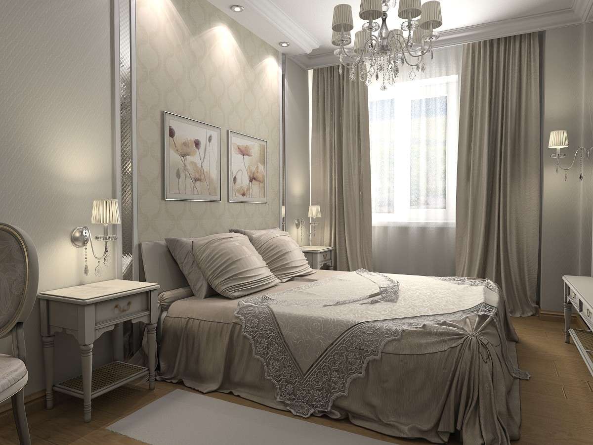 Дизайн спальной комнаты 3 на 3 — фото интерьеров