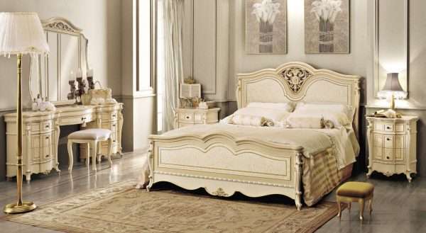 Стильная мебель для спальни в классическом стиле