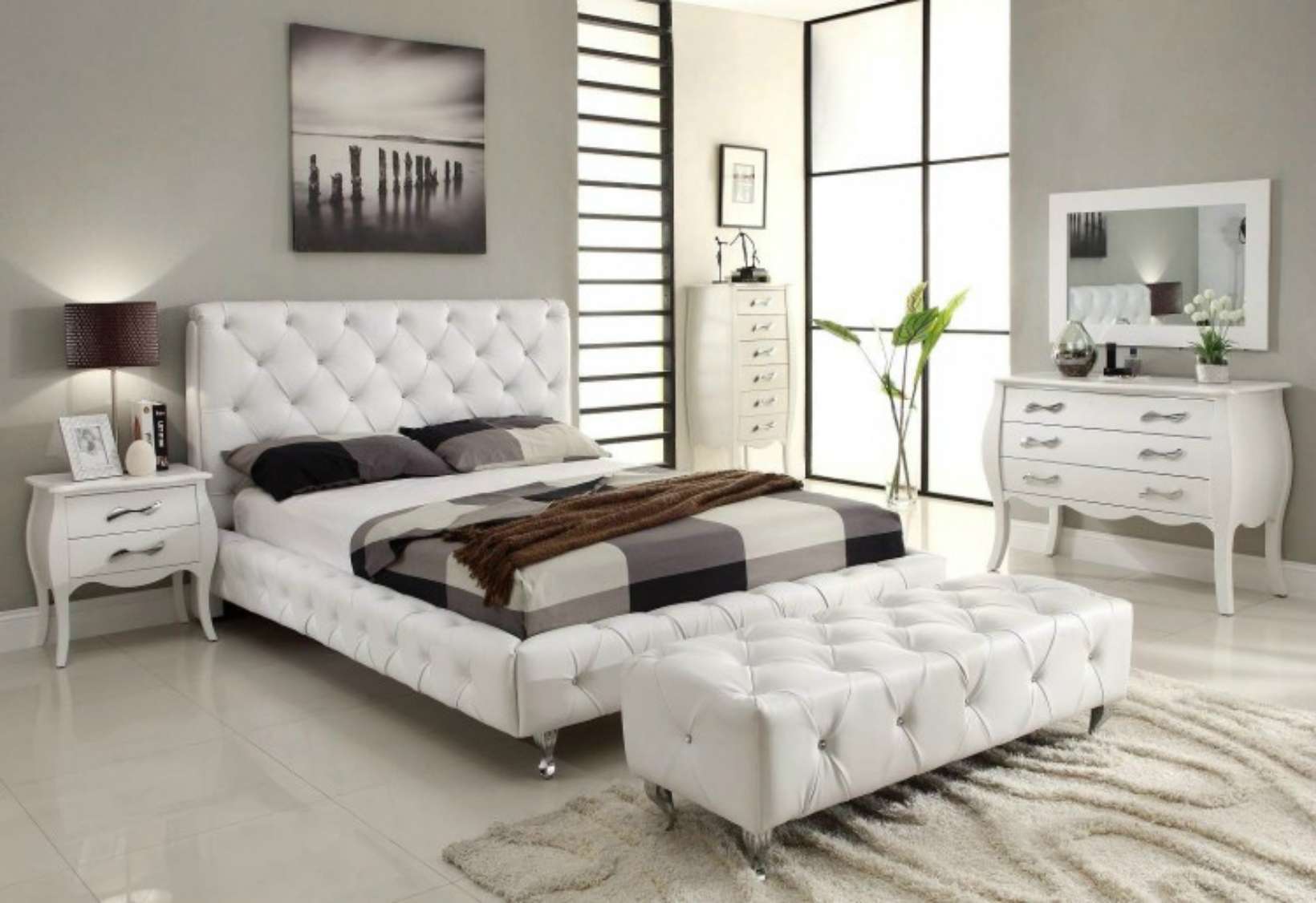 Дизайн спальни с белой мебелью — фото интерьеров и стили оформления