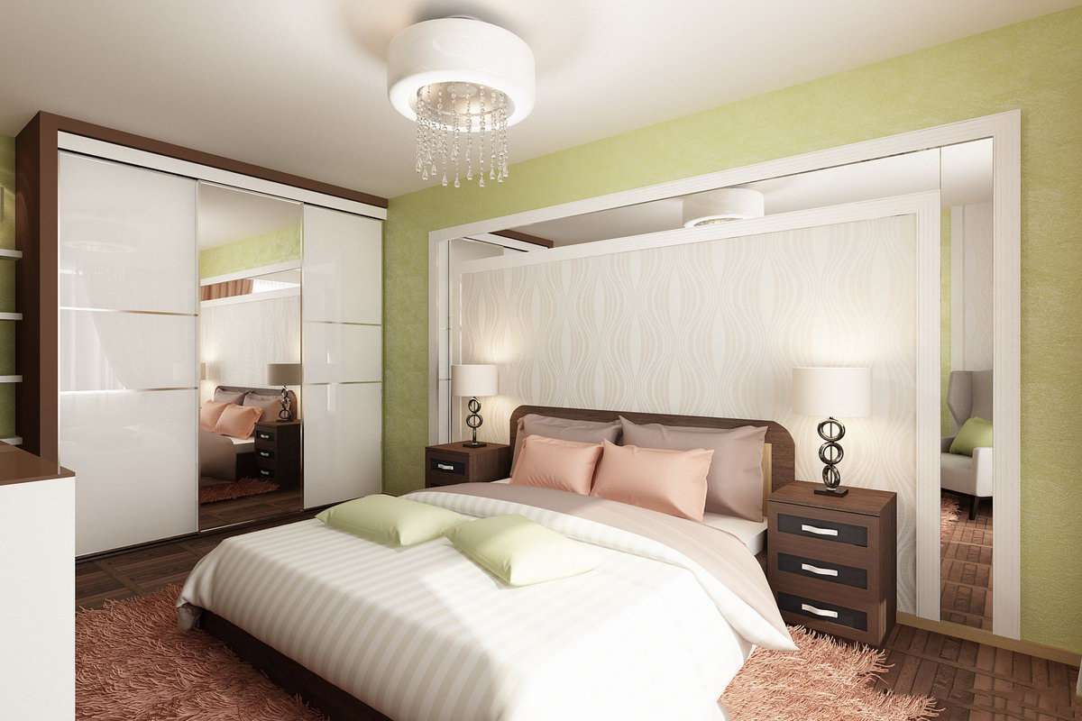 Дизайн интерьера спальни 14 кв.м: зонирование, стиль и цветовая гамма