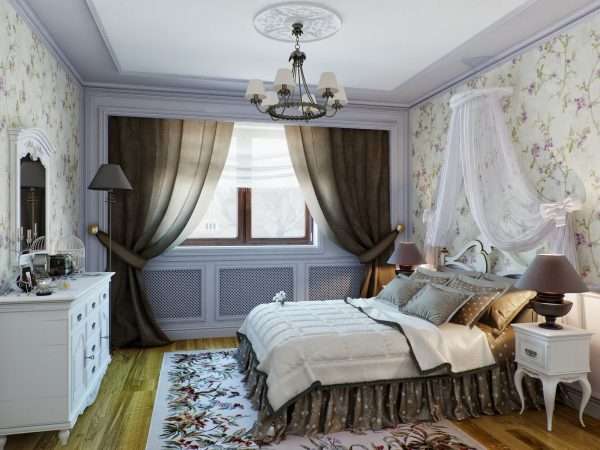 Дизайн спальни в стиле прованс