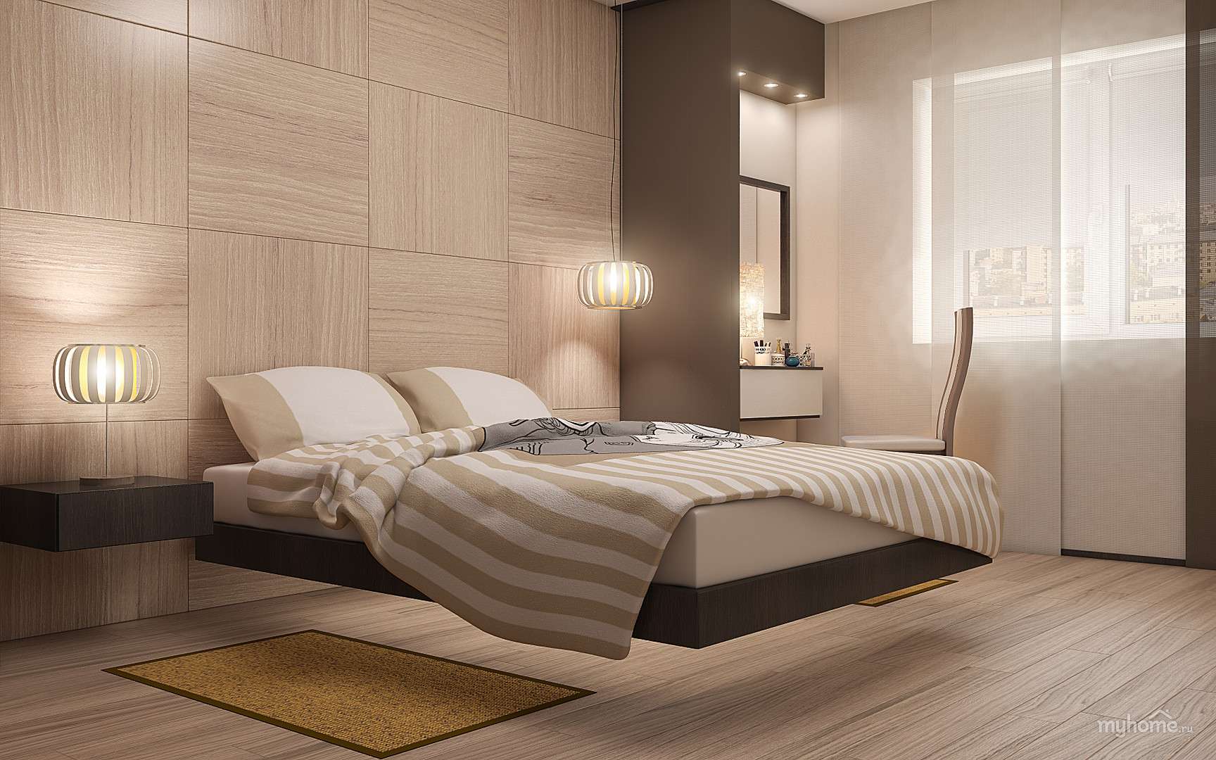 Спальня в стиле минимализм — фото интерьеров, советы по оформлению