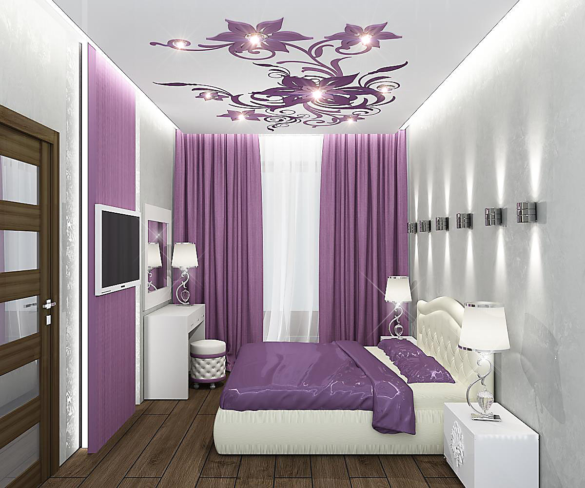 Кровать В Углу Комнаты Дизайн Фото