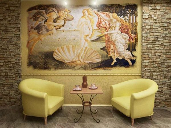 Венера Милосская на фреске в гостиной