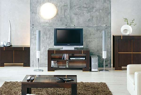 мебель в интерьере гостиной в стиле модерн