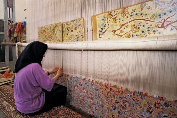 ковёр, сделанный руками мастера