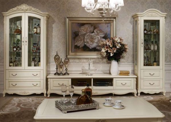 белая мебель в классическом стиле