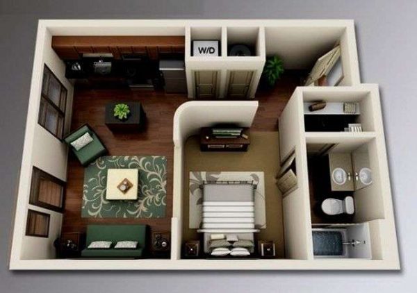 планировка квартиры в 3Д