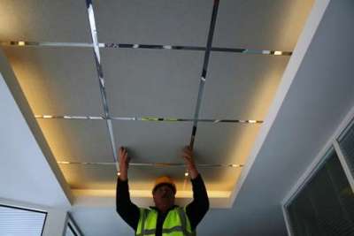 подвесной потолок в коридоре