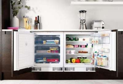 низкий холодильник для маленькой кухни