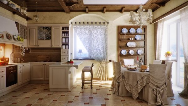 кухня своими руками из мебельных щитов в стиле кантри