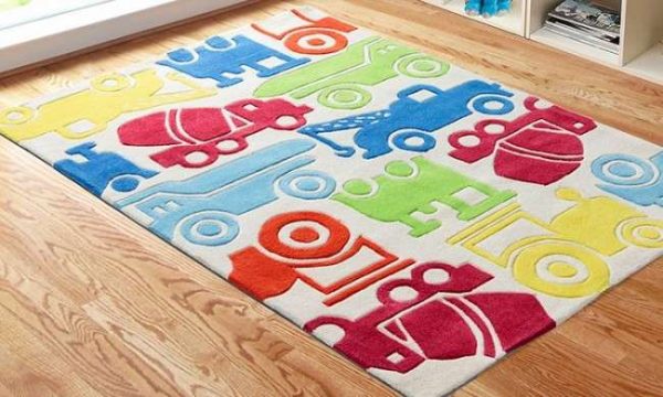 ковёр с машинками для детской комнаты