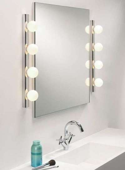 подсветка зеркала в ванной