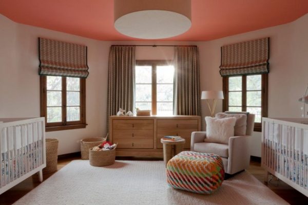персиковая комната для малышей