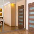 sliding-mirror-closet-doors-modern-pantry-hall